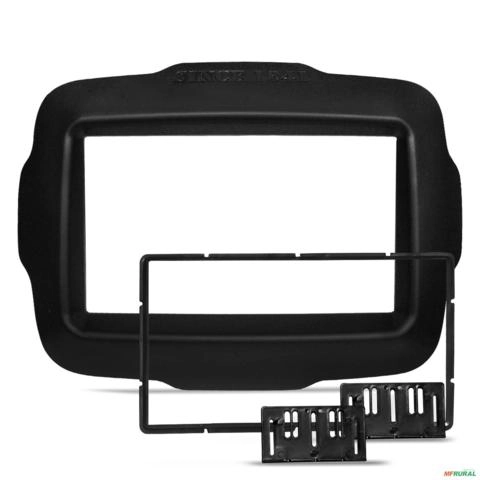 Moldura do Painel 7 Polegadas Renegade 2015 a 2025 Preto Imagem Moldura do Painel 7 Polegadas Renegade 2015 a 2025 Preto