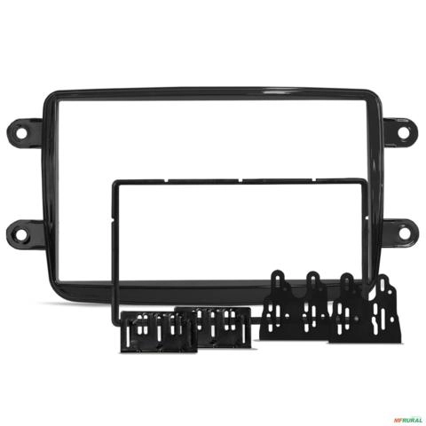 Moldura do Painel 7 Polegadas Duster Sandero Logan Oroch Captur Kwid 2011 a 2020 Preto Imagem Moldura do Painel 7 Polegadas Duster Sandero Logan Oroch Captur Kwid 2011 a 2020 Preto