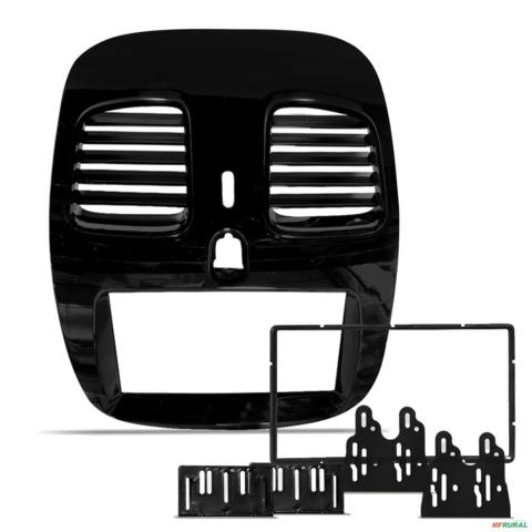 Moldura do Painel 7 Polegadas Grand Siena Palio 2012 a 2021 Black Piano Imagem Moldura do Painel 7 Polegadas Grand Siena Palio 2012 a 2021 Black Piano