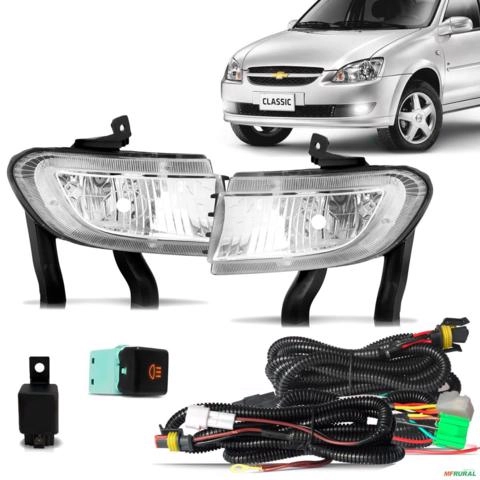 Kit Farol de Milha Corsa Classic 2011 a 2016 Auxiliar Neblina Botão Original Imagem Kit Farol de Milha Corsa Classic 2011 a 2016 Auxiliar Neblina Botão Original
