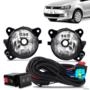 Kit Farol de Milha Volkswagen Fox e Crossfox 2003 a 2009 Auxiliar Neblina Botão Original Imagem Kit Farol de Milha Volkswagen Fox e Crossfox 2003 a 2009 Auxiliar Neblina Botão Original