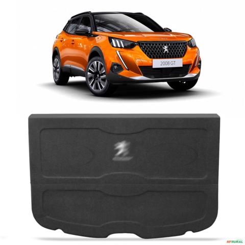 Tampão do Porta Malas Peugeot 2008 2015 a 2023 Grafite Articulado Furo 6x9 Imagem Tampão do Porta Malas Peugeot 2008 2015 a 2023 Grafite Articulado Furo 6x9