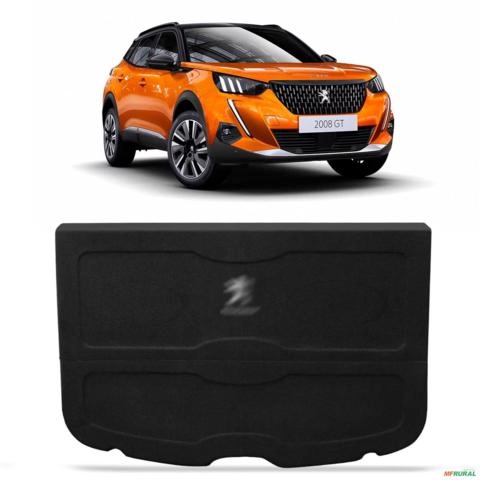 Tampão do Porta Malas Peugeot 2008 2015 a 2023 Preto Articulado Furo 6x9 Imagem Tampão do Porta Malas Peugeot 2008 2015 a 2023 Preto Articulado Furo 6x9