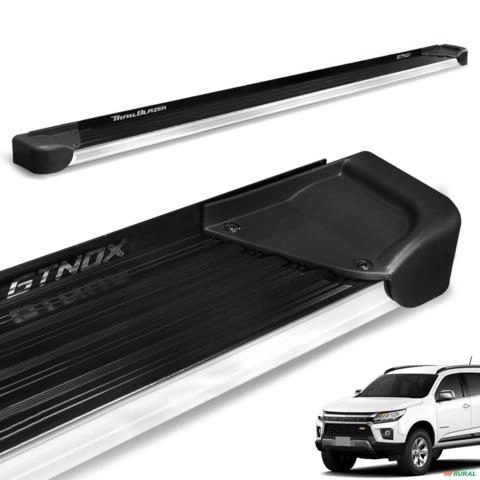 Estribo Lateral Trailblazer 2013 a 2025 Alumínio Preto A4 Imagem Estribo Lateral Trailblazer 2013 a 2025 Alumínio Preto A4