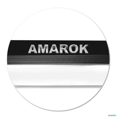 Estribo Lateral Amarok CD 2010 a 2023 Alumínio Preto A4