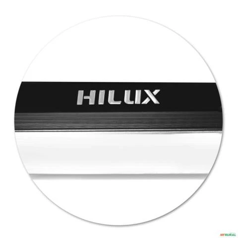 Estribo Lateral Hilux CS 2005 a 2015 Alumínio Preto A4