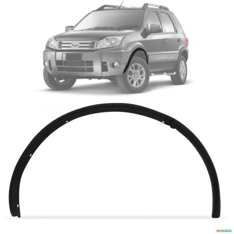 Alargador de Paralamas Ecosport 2003 a 2012 Traseiro Esquerdo Preto Imagem Alargador de Paralamas Ecosport 2003 a 2012 Traseiro Esquerdo Preto