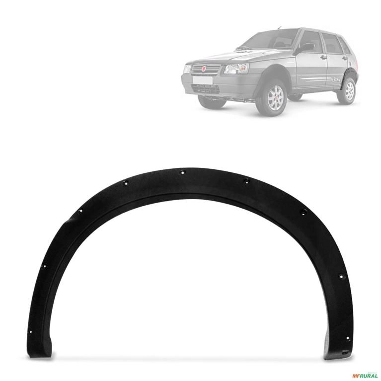 Alargador de Paralamas Uno Way 2006 a 2008 Traseiro Esquerdo Preto Imagem Alargador de Paralamas Uno Way 2006 a 2008 Traseiro Esquerdo Preto