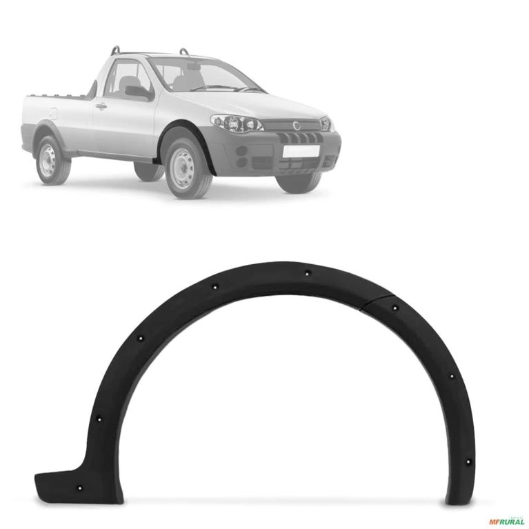 Alargador de Paralamas Strada Adventure Trekking 2005 a 2008 Dianteiro Direito Preto Imagem Alargador de Paralamas Strada Adventure Trekking 2005 a 2008 Dianteiro Direito Preto