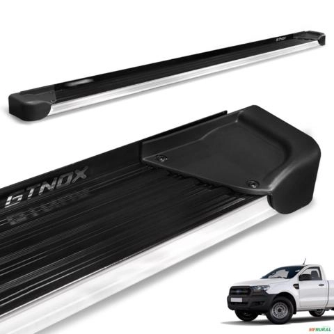 Estribo Lateral Ranger CS 2013 a 2026 Alumínio Preto A4 Imagem Estribo Lateral Ranger CS 2013 a 2026 Alumínio Preto A4