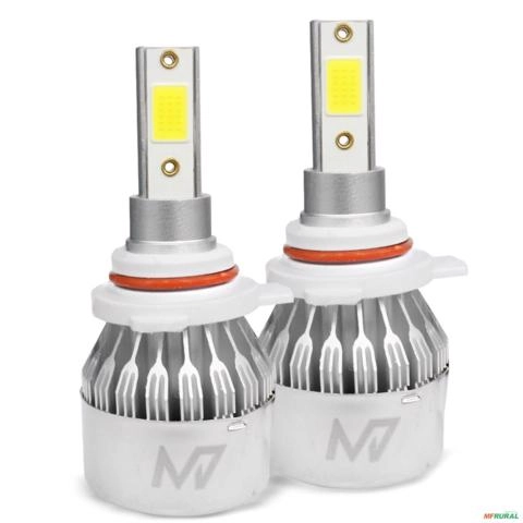 Kit Lâmpadas LED H9012 6000k Headlight R8 M7 3200 Lumens 38w Imagem Kit Lâmpadas LED H9012 6000k Headlight R8 M7 3200 Lumens 38w