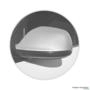 Aplique Capa de Retrovisor Civic 2007 a 2011 Lado direito Cromado Imagem Aplique Capa de Retrovisor Civic 2007 a 2011 Lado direito Cromado