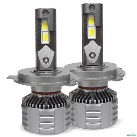 Kit Lâmpada de Led H4 6500k 9000 Lumens Black Diamond CC-LOT 55w Com Canbus Imagem Kit Lâmpada de Led H4 6500k 9000 Lumens Black Diamond CC-LOT 55w Com Canbus