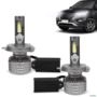 Kit Lâmpada de Led H4 6500k 9000 Lumens Black Diamond CC-LOT 55w Com Canbus Imagem Kit Lâmpada de Led H4 6500k 9000 Lumens Black Diamond CC-LOT 55w Com Canbus
