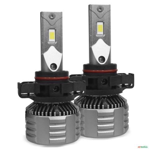 Kit Lâmpada de Led H16 6500k 9000 Lumens Black Diamond CC-LOT 55w Com Canbus Imagem Kit Lâmpada de Led H16 6500k 9000 Lumens Black Diamond CC-LOT 55w Com Canbus