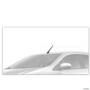 Antena de Teto Dianteira Montana Prisma Meriva Agile Corsa Haste 20cm Removível Imagem Antena de Teto Dianteira Montana Prisma Meriva Agile Corsa Haste 20cm Removível
