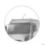Antena de Teto e Paralama Universal Caminhões Ônibus Vans Base Cromada Imagem Antena de Teto e Paralama Universal Caminhões Ônibus Vans Base Cromada