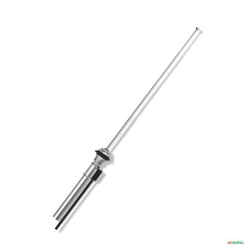 Antena de Paralama Universal Telescópica 80cm Cromado 4 Estágios Imagem Antena de Paralama Universal Telescópica 80cm Cromado 4 Estágios