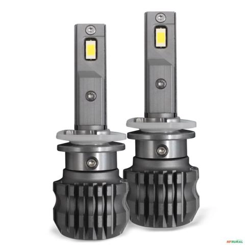 Kit Lâmpadas Super Led H27 6000k Slim 5500 Lumens 30w Imagem Kit Lâmpadas Super Led H27 6000k Slim 5500 Lumens 30w