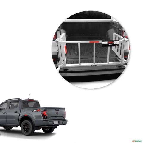 Imagem Extensor de Caçamba Frontier 2023 a 2025 Rampa Prata Imagem Extensor de Caçamba Frontier 2023 a 2025 Rampa Prata