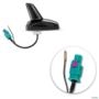 Antena de Teto Traseiro Baby Shark Black Piano Conector Fakra Imagem Antena de Teto Traseiro Baby Shark Black Piano Conector Fakra