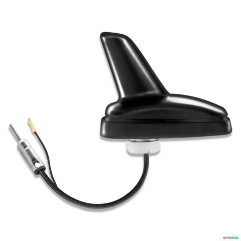 Antena de Teto Traseiro Baby Shark Black Piano Conector PlugDin Imagem Antena de Teto Traseiro Baby Shark Black Piano Conector PlugDin