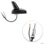 Antena de Teto Traseiro Baby Shark Black Piano Conector PlugDin Imagem Antena de Teto Traseiro Baby Shark Black Piano Conector PlugDin