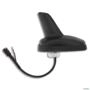 Antena de Teto Traseiro Baby Shark Preto Fosco Conector Raku Imagem Antena de Teto Traseiro Baby Shark Preto Fosco Conector Raku