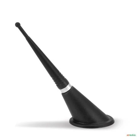 Antena de Teto Decorativa Universal Curta 15cm Preto