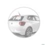 Haste Espiral 20cm Para Antena de Teto Volkswagen Chevrolet Fiat Preto