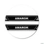 Par de Adesivo Lateral Para Estribo Amarok 2010 a 2025 Resinado Preto 450x33mm Imagem Par de Adesivo Lateral Para Estribo Amarok 2010 a 2025 Resinado Preto 450x33mm