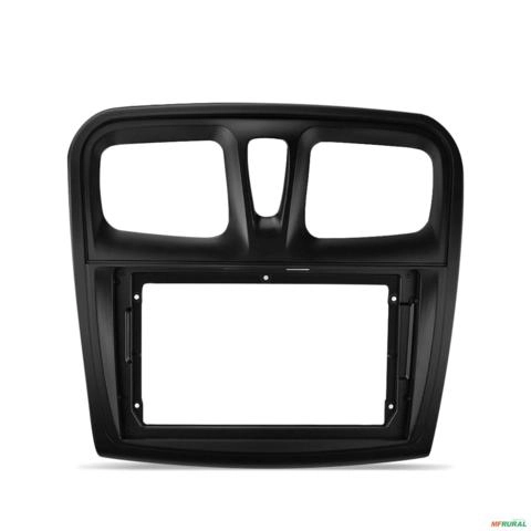 Moldura do Painel 9 Polegadas Logan Sandero 2015 a 2025 Preto Imagem Moldura do Painel 9 Polegadas Logan Sandero 2015 a 2025 Preto