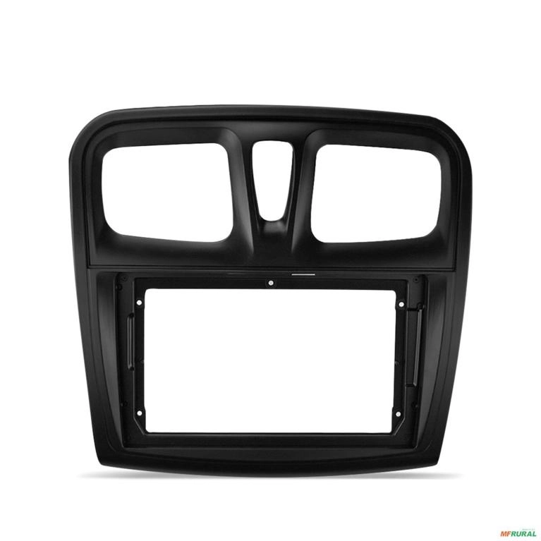 Moldura do Painel 9 Polegadas Logan Sandero 2015 a 2025 Preto Imagem Moldura do Painel 9 Polegadas Logan Sandero 2015 a 2025 Preto