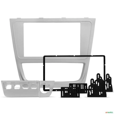 Moldura Do Painel 7 Polegadas Gol Voyage Saveiro 2013 a 2016 Prata Imagem Moldura Do Painel 7 Polegadas Gol Voyage Saveiro 2013 a 2016 Prata