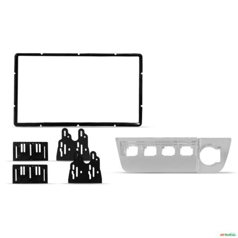 Imagem Moldura Do Painel 7 Polegadas Gol Voyage Saveiro 2013 a 2016 Prata Imagem Moldura Do Painel 7 Polegadas Gol Voyage Saveiro 2013 a 2016 Prata