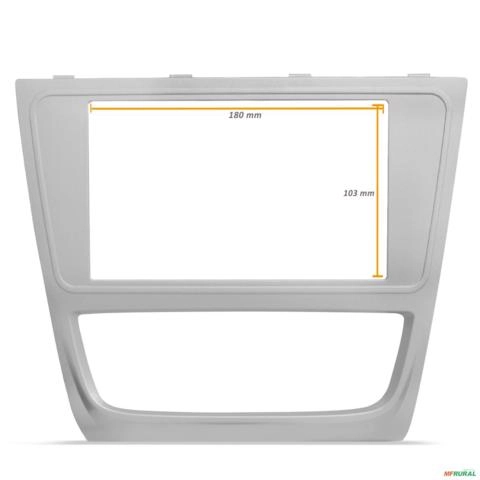 Imagem Moldura Do Painel 7 Polegadas Gol Voyage Saveiro 2013 a 2016 Prata Imagem Moldura Do Painel 7 Polegadas Gol Voyage Saveiro 2013 a 2016 Prata