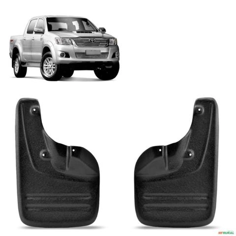 Kit Apara Barro Lameira Hilux 2005 a 2015 Dianteiro 2 Peças Imagem Kit Apara Barro Lameira Hilux 2005 a 2015 Dianteiro 2 Peças