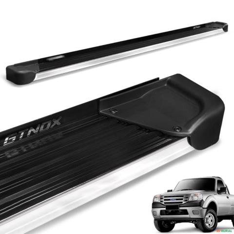 Estribo Lateral Ranger CS 1998 a 2012 Alumínio Preto A4 Imagem Estribo Lateral Ranger CS 1998 a 2012 Alumínio Preto A4