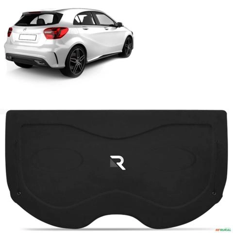 Tampão do Porta Malas Mercedes A180 200 220 45 AMG 2012 a 2017 Preto Furo 6x9 Imagem Tampão do Porta Malas Mercedes A180 200 220 45 AMG 2012 a 2017 Preto Furo 6x9