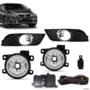 Kit Farol de Milha Civic 2015 2016 Botão Modelo Original Moldura Preto Imagem Kit Farol de Milha Civic 2015 2016 Botão Modelo Original Moldura Preto