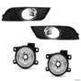 Kit Farol de Milha Civic 2015 2016 Botão Modelo Original Moldura Preto Imagem Kit Farol de Milha Civic 2015 2016 Botão Modelo Original Moldura Preto