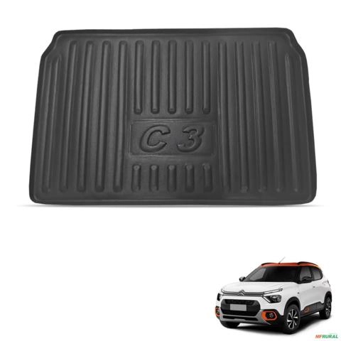 Tapete de Porta Malas Bandeja Citroen C3 2023 A 2025 Imagem Tapete de Porta Malas Bandeja Citroen C3 2023 A 2025