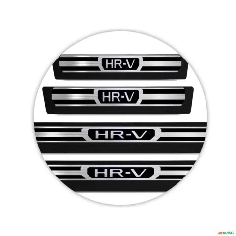 Jogo de Soleira Premium HRV 2023 Escovado 4 Portas