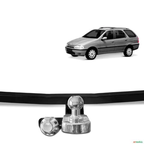 Engate de Reboque Palio Weekend Adventure 1996 a 2003 Rabicho Fixo 700kg Imagem Engate de Reboque Palio Weekend Adventure 1996 a 2003 Rabicho Fixo 700kg