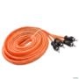 Cabo Coaxial RCA KX3 5 Metros 5mm Flexível Laranja Dupla Blindagem Imagem Cabo Coaxial RCA KX3 5 Metros 5mm Flexível Laranja Dupla Blindagem