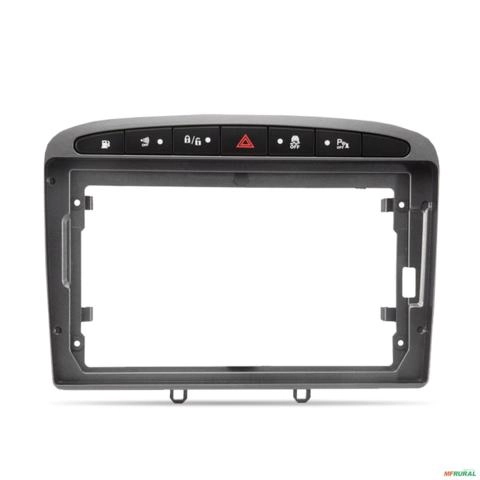 Moldura De Painel 9 Polegadas Peugeot 308 408 2011 a 2019 Grafite Imagem Moldura De Painel 9 Polegadas Peugeot 308 408 2011 a 2019 Grafite