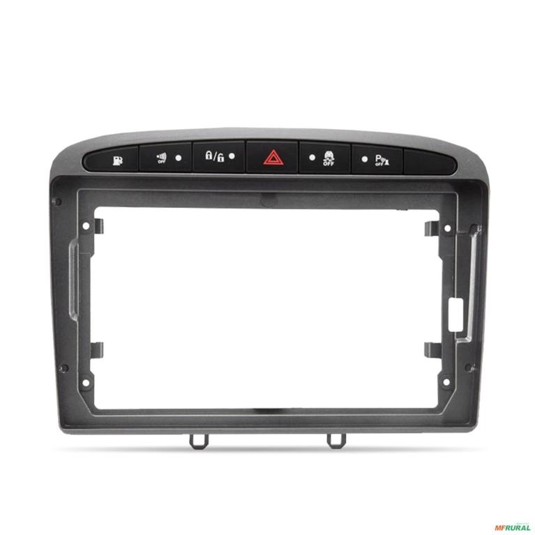 Moldura De Painel 9 Polegadas Peugeot 308 408 2011 a 2019 Grafite Imagem Moldura De Painel 9 Polegadas Peugeot 308 408 2011 a 2019 Grafite