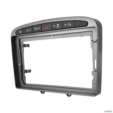 Imagem Moldura De Painel 9 Polegadas Peugeot 308 408 2011 a 2019 Grafite Imagem Moldura De Painel 9 Polegadas Peugeot 308 408 2011 a 2019 Grafite