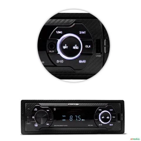 Radio Automotivo Mp3 Player KRC1600R Bluetooth USB SD AUX FM 4x45w KX3