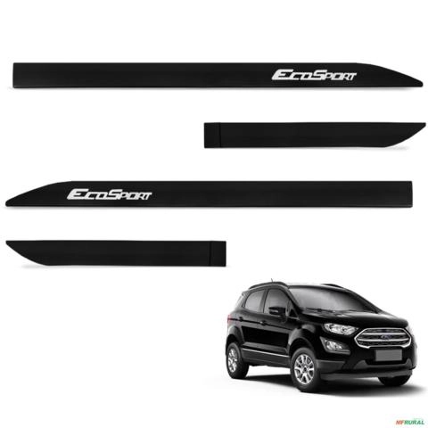 Jogo de Friso Lateral Ecosport 2013 a 2021 Preto Bristol Imagem Jogo de Friso Lateral Ecosport 2013 a 2021 Preto Bristol